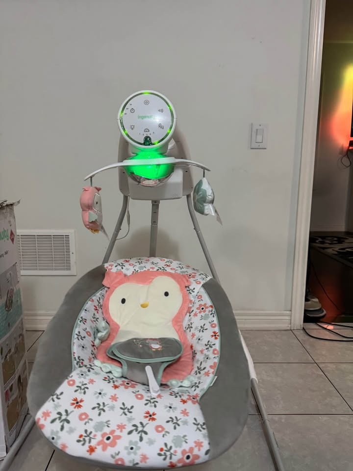 Ingenuity Soothing Baby Swing - Nally Owl - photo 2