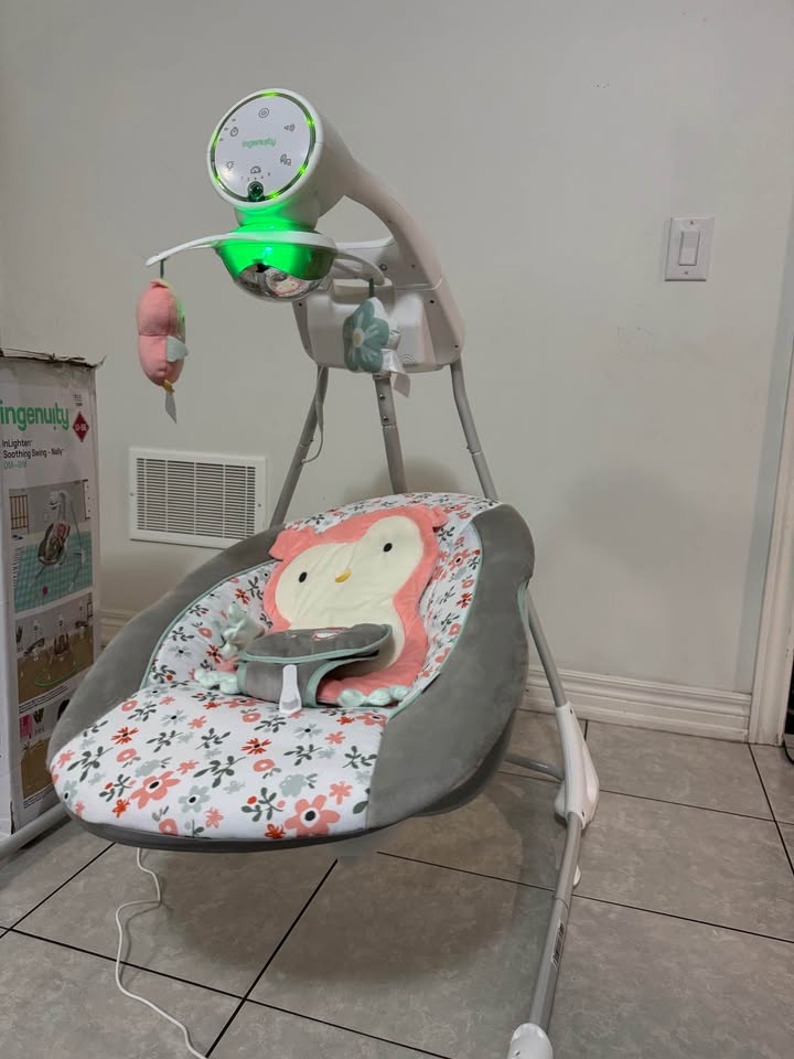 Ingenuity Soothing Baby Swing - Nally Owl - photo 3