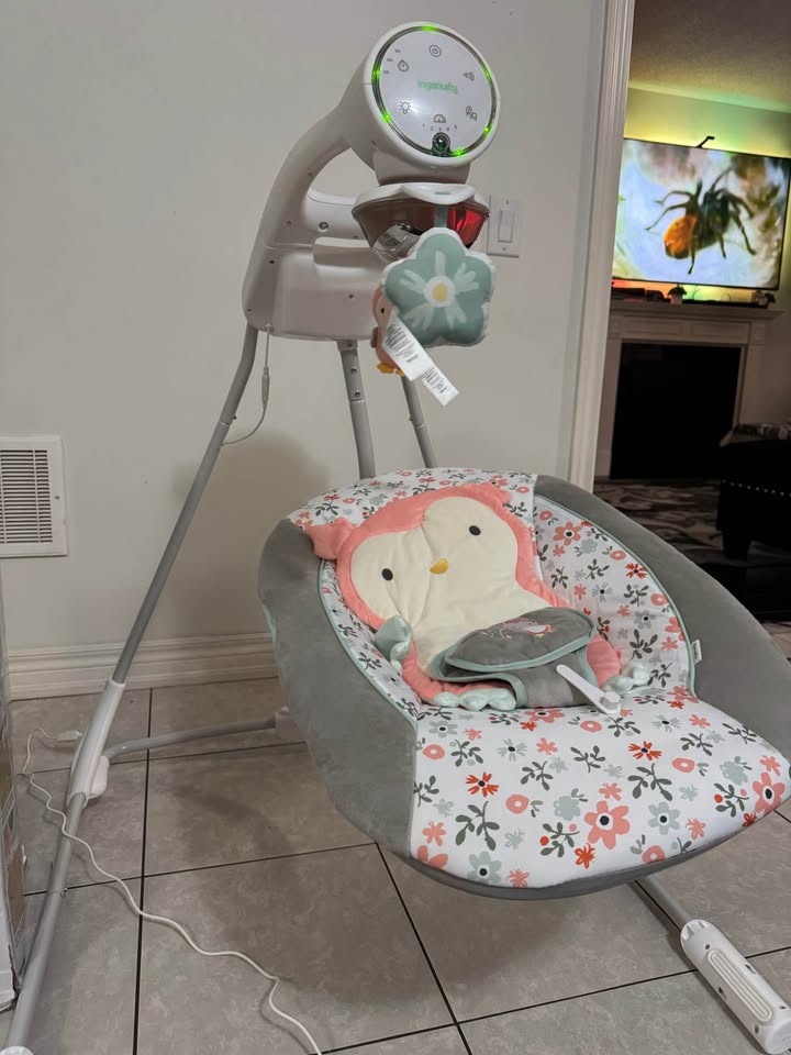 Ingenuity Soothing Baby Swing - Nally Owl - photo 4