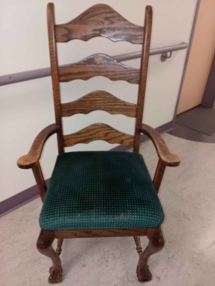 Vintage Armchair + Guest Seat - Ethan Allen Oak - photo 3