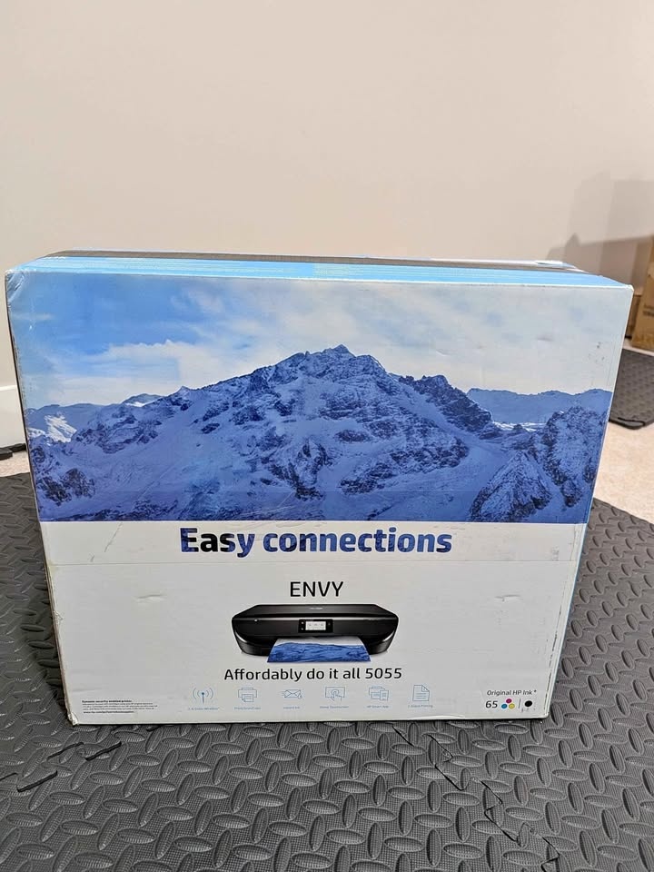 HP Envy 5055 Wireless All-in-One Printer + Box