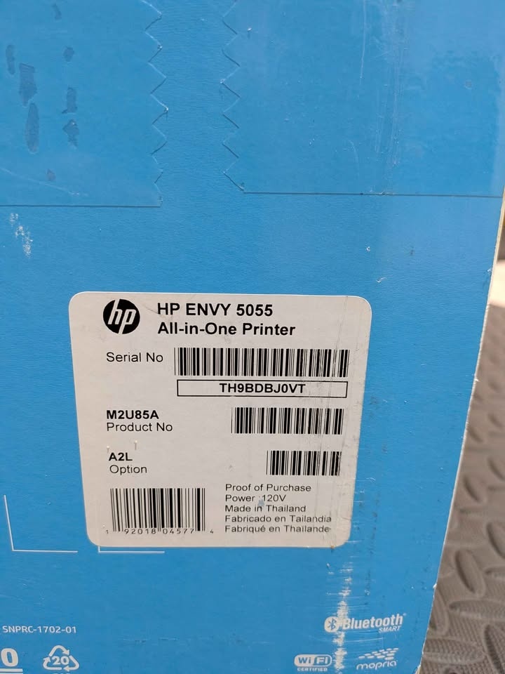 HP Envy 5055 Wireless All-in-One Printer + Box - photo 2