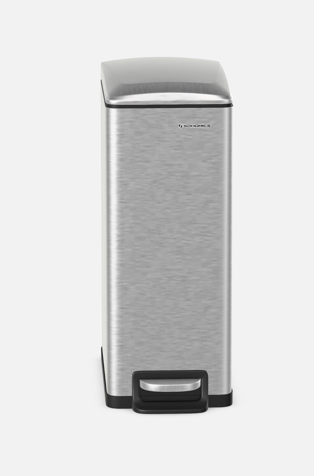 SONGMICS Bathroom Trash Can, Small Trash Bin with Lid