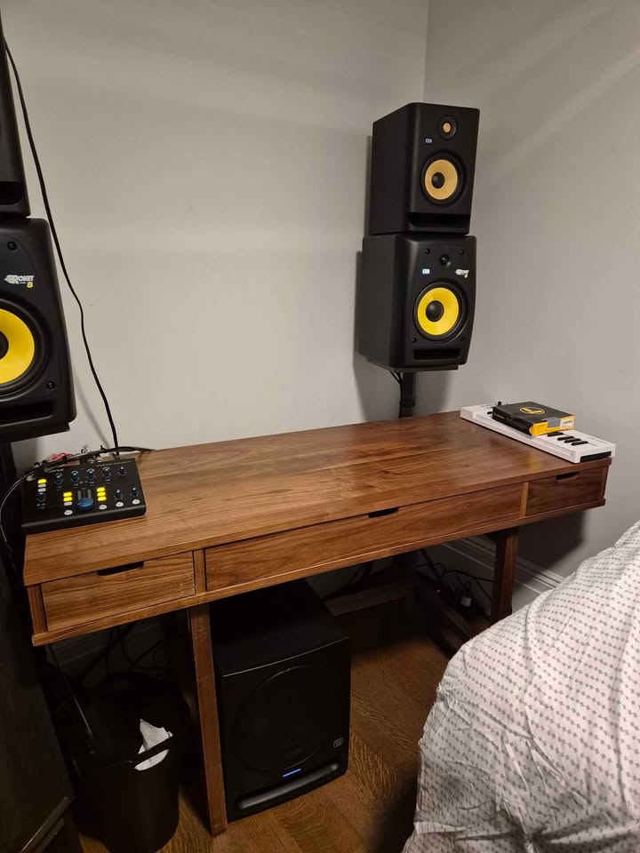 Solid Walnut Desk originally $2100 - photo 2