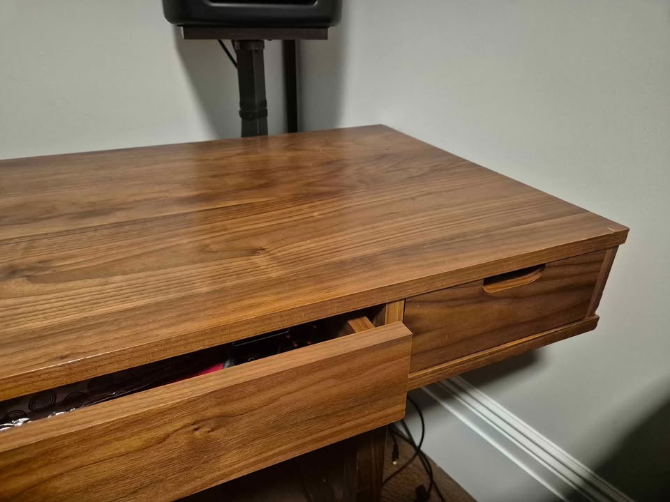Solid Walnut Desk originally $2100 - photo 3
