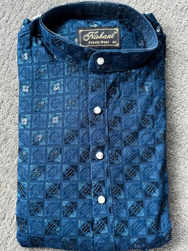 Sequence Kurta Pajama For Men - photo 4