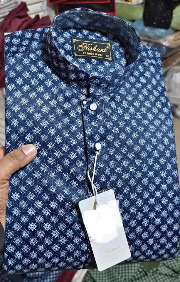 Cotton Kurta Pajama Set For Men