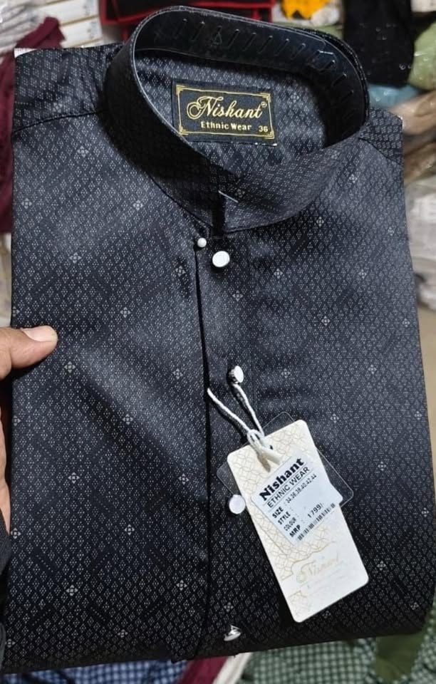 Cotton Kurta Pajama Set For Men - photo 3