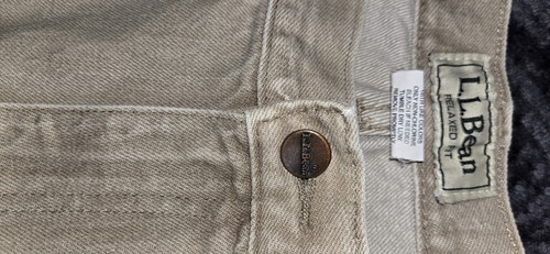 L.L. Bean Men's Tan Relaxed Fit Jeans 42x29 - photo 5