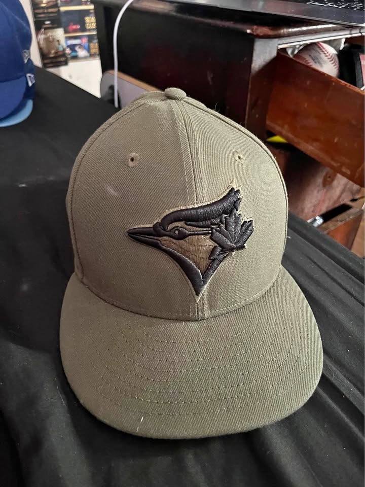 Toronto Blue Jays New Era 59FIFTY Hat - Olive Green Tactical - S