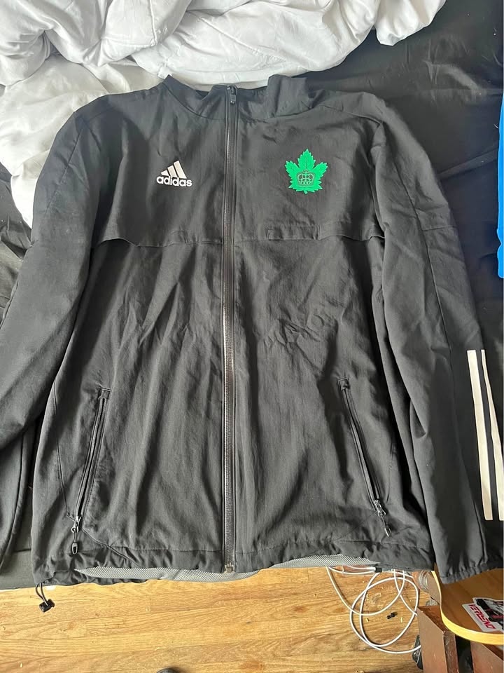 Adidas Toronto Marlies/St. Pats Windbreaker - Black