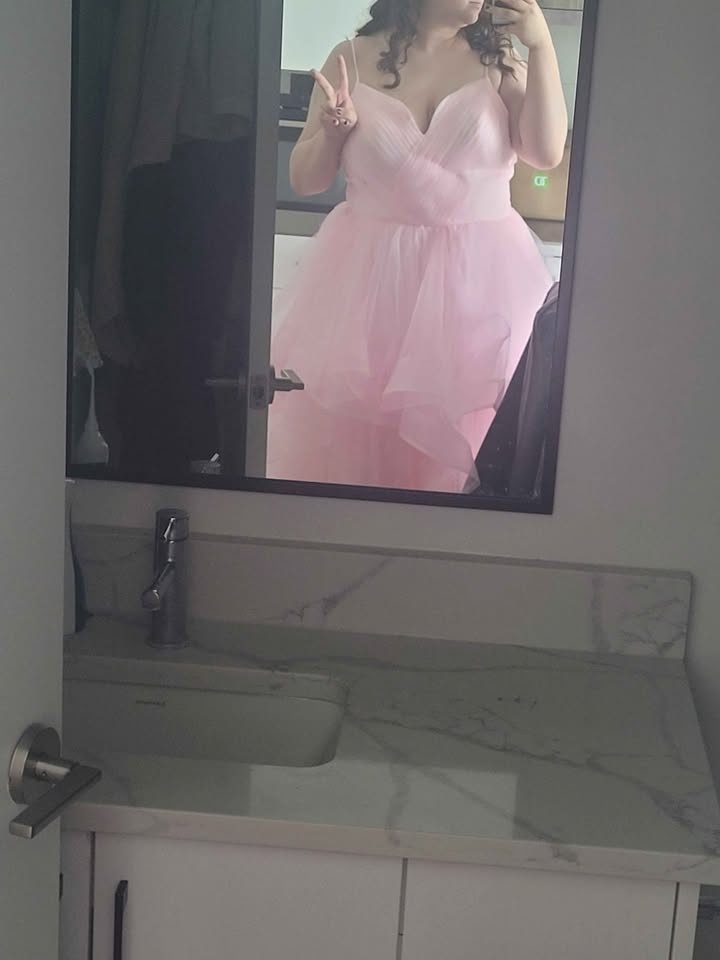 Gorgeous pink princess style dress - size 22 - photo 2