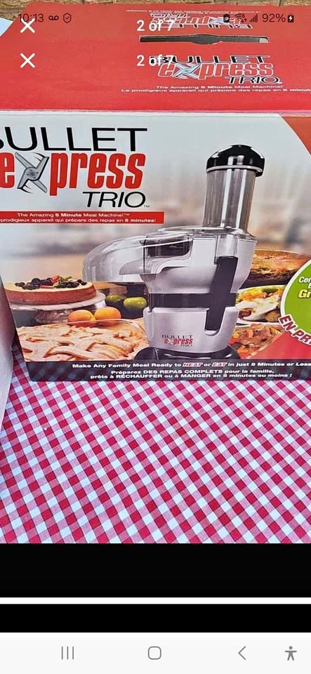 Bullet Express Trio Meal Maker Mixer Juicer