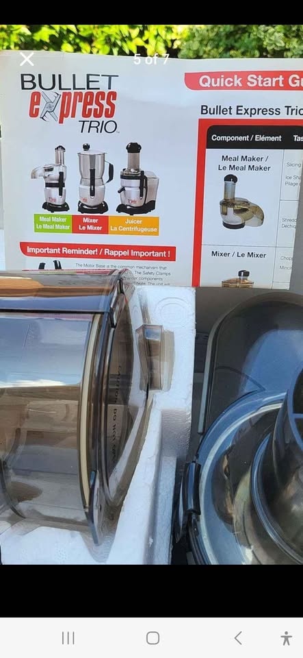 Bullet Express Trio Meal Maker Mixer Juicer - photo 2