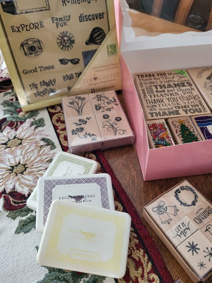 Christmas, Travel, Flowers (Wood and Foam) Stamps - photo 2