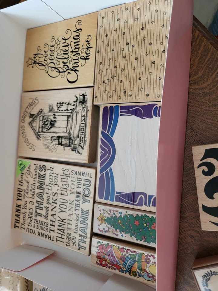 Christmas, Travel, Flowers (Wood and Foam) Stamps - photo 4