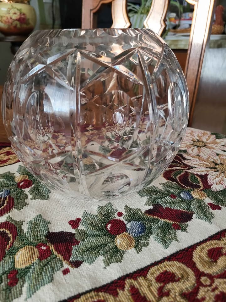 Cross and Olive Crystal Bowl - photo 2