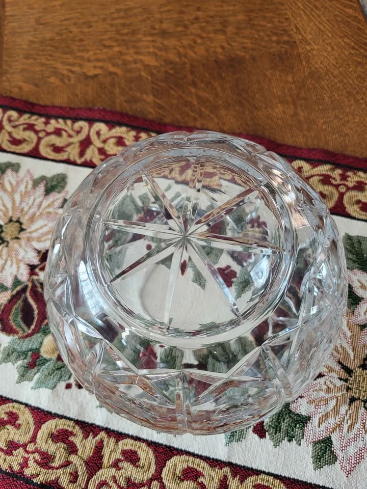 Cross and Olive Crystal Bowl - photo 4