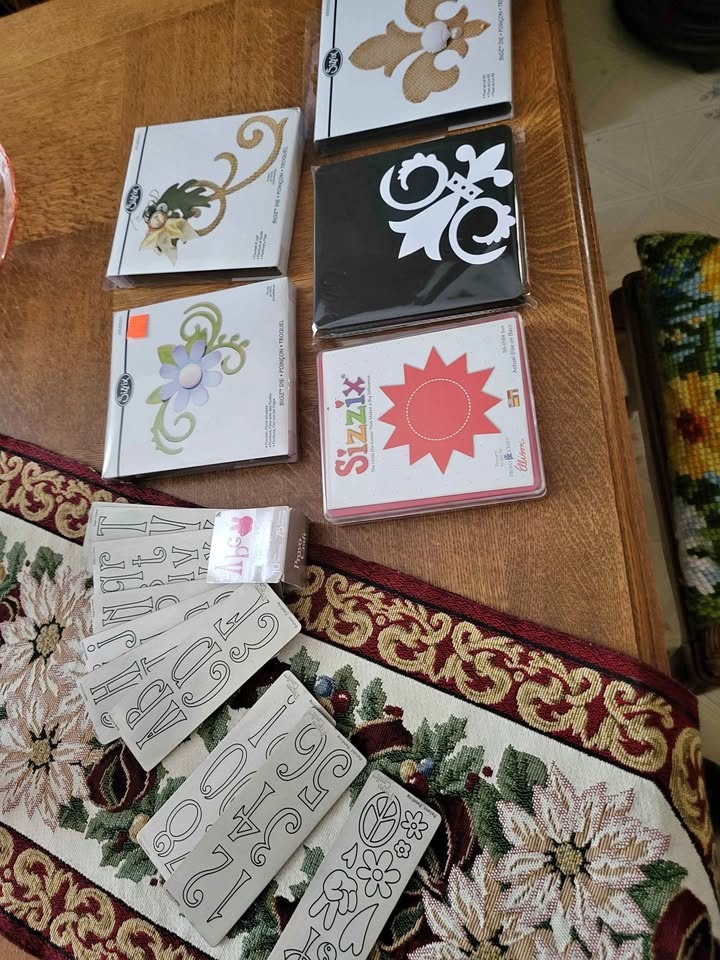 5 Sizzix Bigz Dies & Cuttlebug Alphabets/Numbers Set - $30