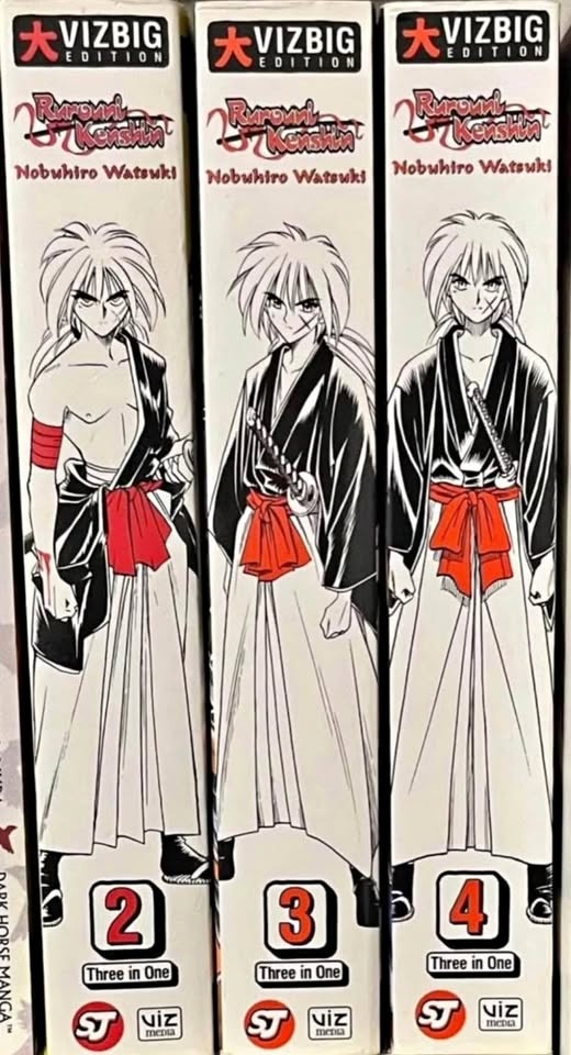 Rurouni Kenshin VIZ Big Manga Vol. 2-4