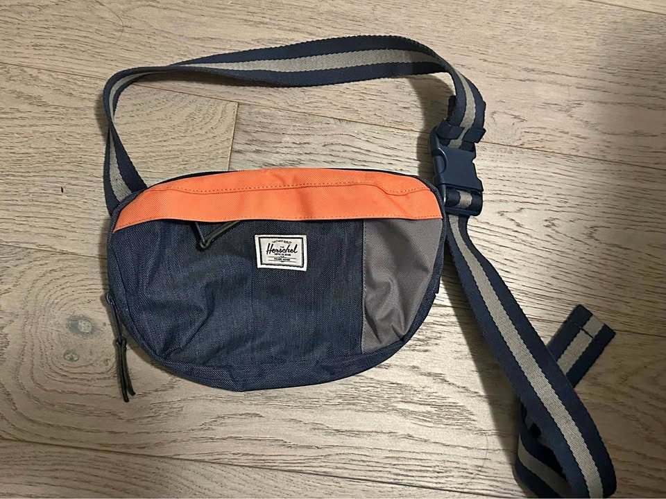 Herschel Belt Bag Navy Orange Gray