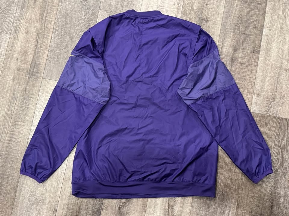 Men's NIKE NFL Minnesota Vikings Sideline 1/4 Zip Jacket XL - photo 2