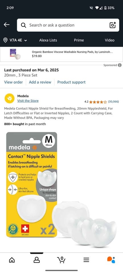 New Medela Nipple Shields M size - photo 2