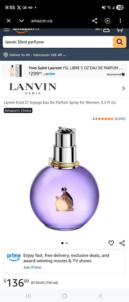 Eclat d’Arpège Lanvin for women 30ml - photo 2