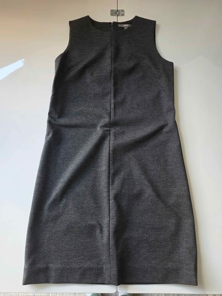 Uniqlo Red & Gray Sleeveless Dress - Size S - photo 4