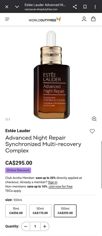 Estee Lauder Advanced Night Repair 100ml Brand New