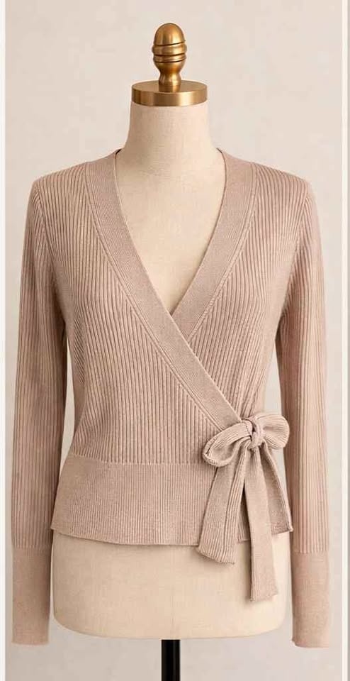 Spring Pink & Gray cardigan - XS/S