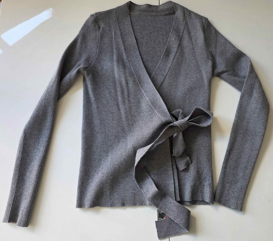 Spring Pink & Gray cardigan - XS/S - photo 4