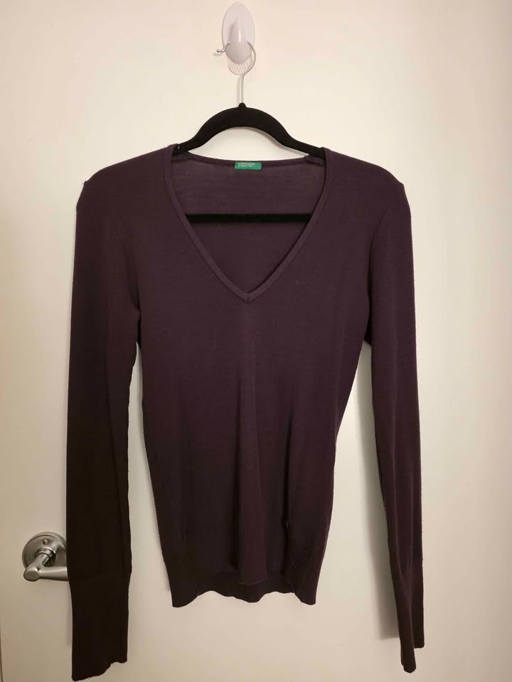 United Colors of Benetton Purple sweater/top - S - photo 2