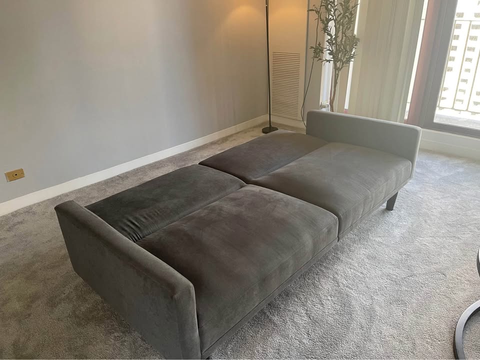 Futon Sofa – Dark Grey - photo 3