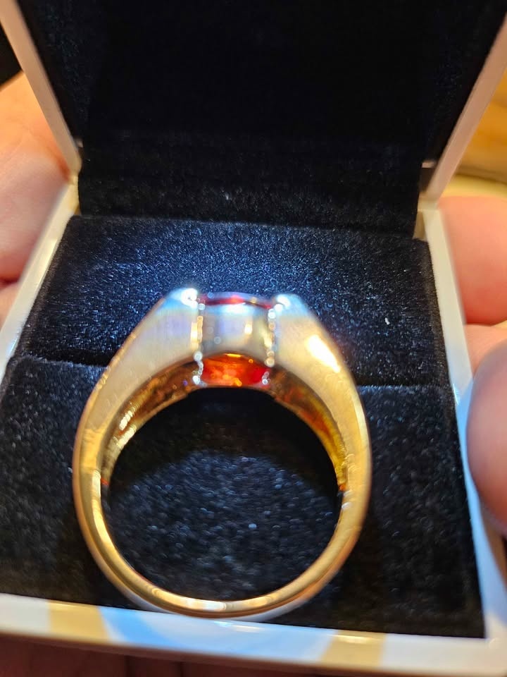 Mens Ruby Red Ring Size 12 to 8 Available! $100 - photo 2