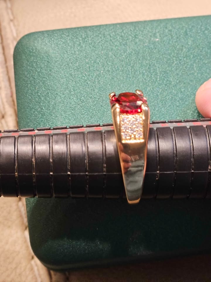Mens Ruby Red Ring Size 12 to 8 Available! $100 - photo 4