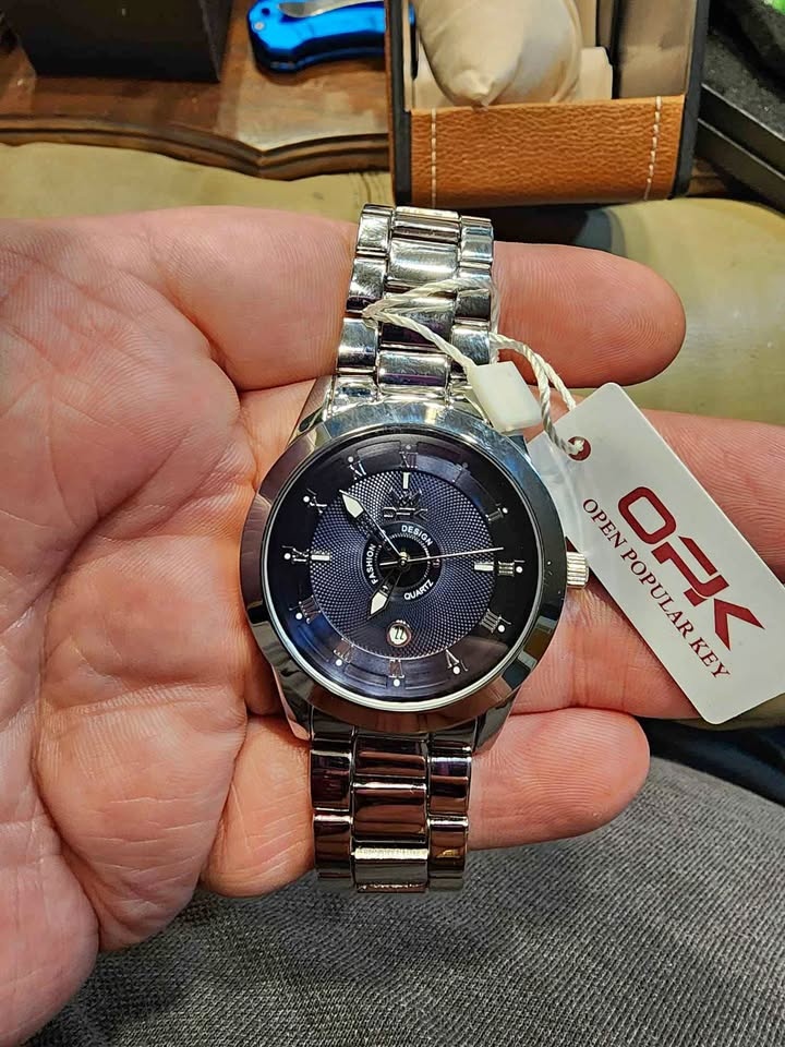 Mens OPK Watch With Blue Dial & Date Display $100 OBO!