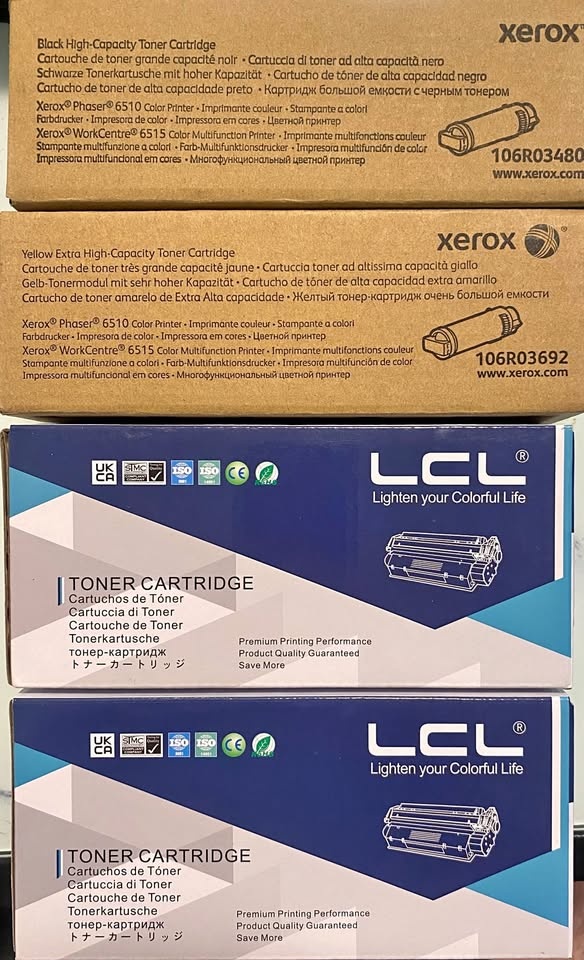 Xerox 6510 / 6515 Toner Cartridges – Brand New Sealed