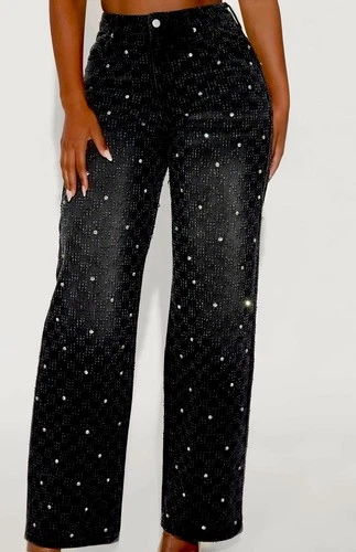 women jeans Black