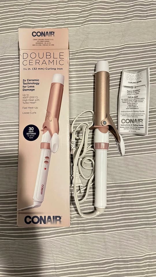 Conair Double Ceramic 1 1/4 inch Curling Iron