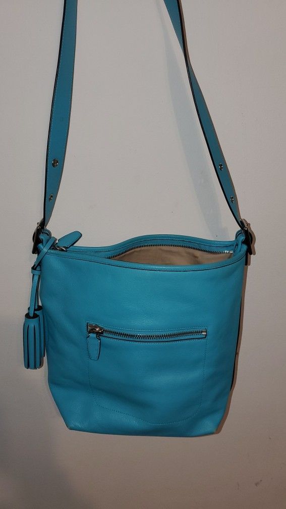 Coach Teal Leather Ergo 65 Shoulder Bag - photo 2