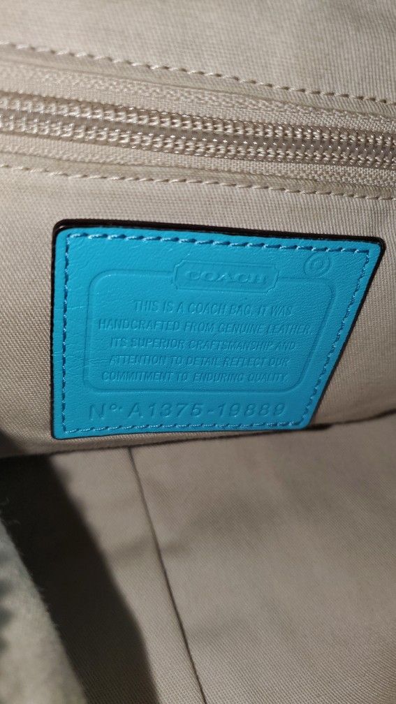 Coach Teal Leather Ergo 65 Shoulder Bag - photo 5