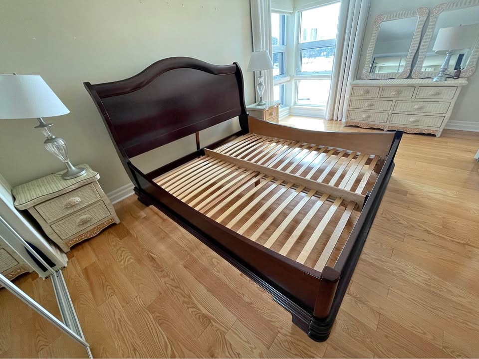 King size bed frame