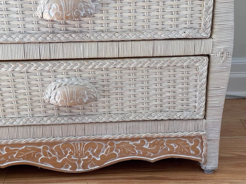 Ratan / Wood Bedroom Set - photo 3