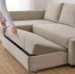 IKEA L-Shaped Sofa Couch Bed - photo 3