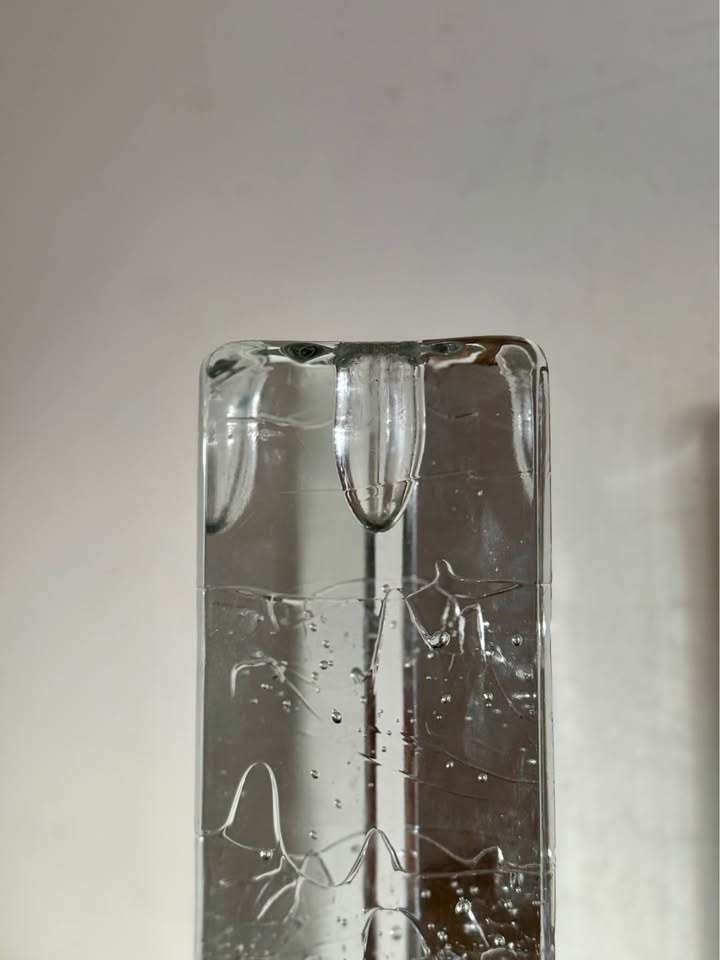 Iittala Arkipelago Tall Triangle Glass Candle Holder 8.5" - photo 5