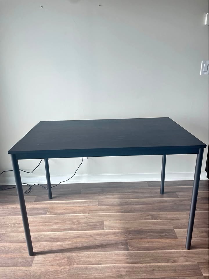 Modern Black Dining Table 43.5” x 26.5” for Only $40