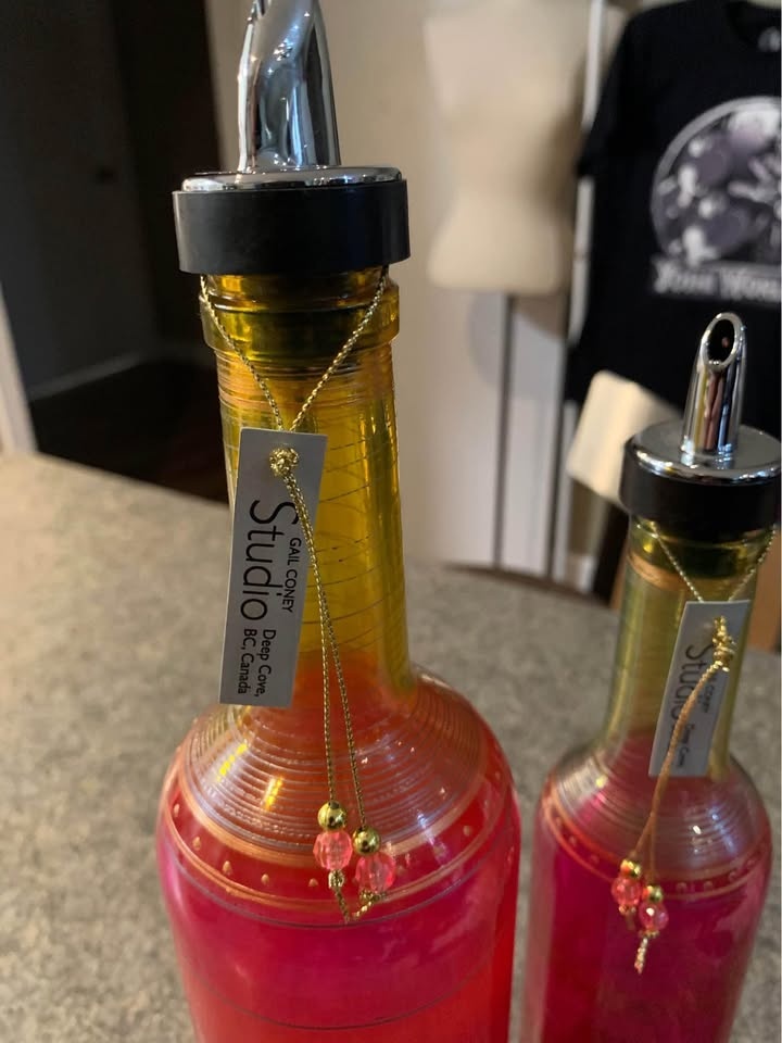 New Glass Coffee Syrup Bottles with Pourer - Set of 2 - photo 2
