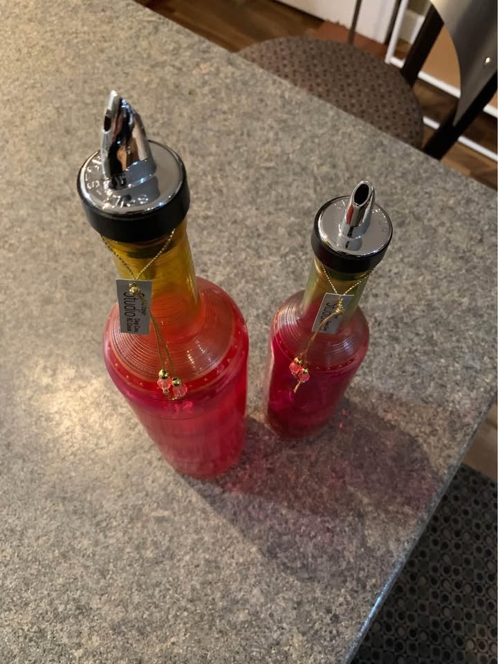 New Glass Coffee Syrup Bottles with Pourer - Set of 2 - photo 3