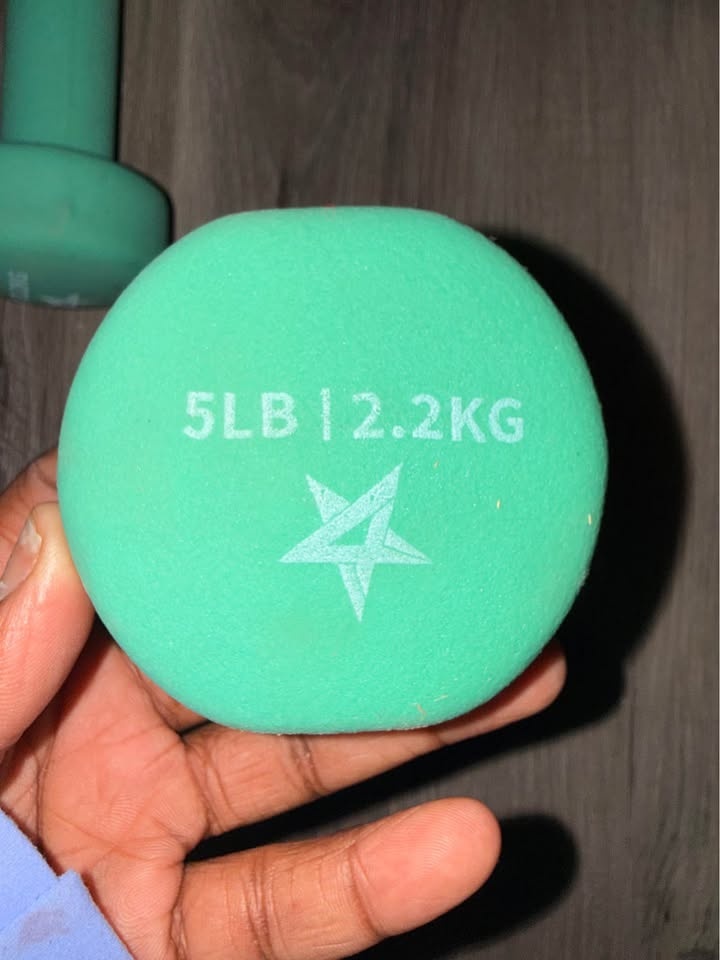 5lb Neoprene Dumbbells (Pair) - photo 2